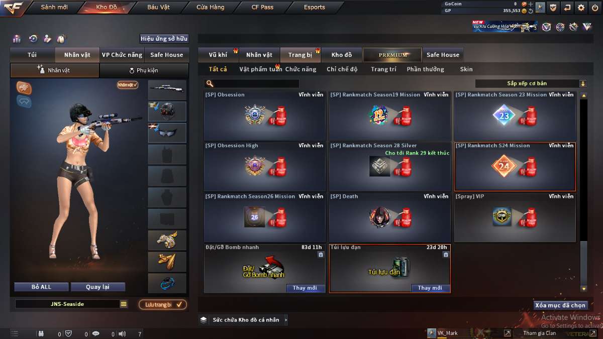 shop acc cf uy tin gia re